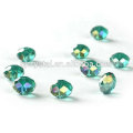 2015 wholesale chinese colorful crystal glass rondelle beads